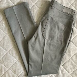 Peter Millar Pants Mens 31x32 Gray EB66 5 Pocket Performance Stretch Golf Casual